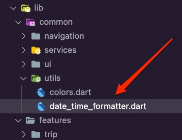 The date_time_formatter.dart file inside utils folder