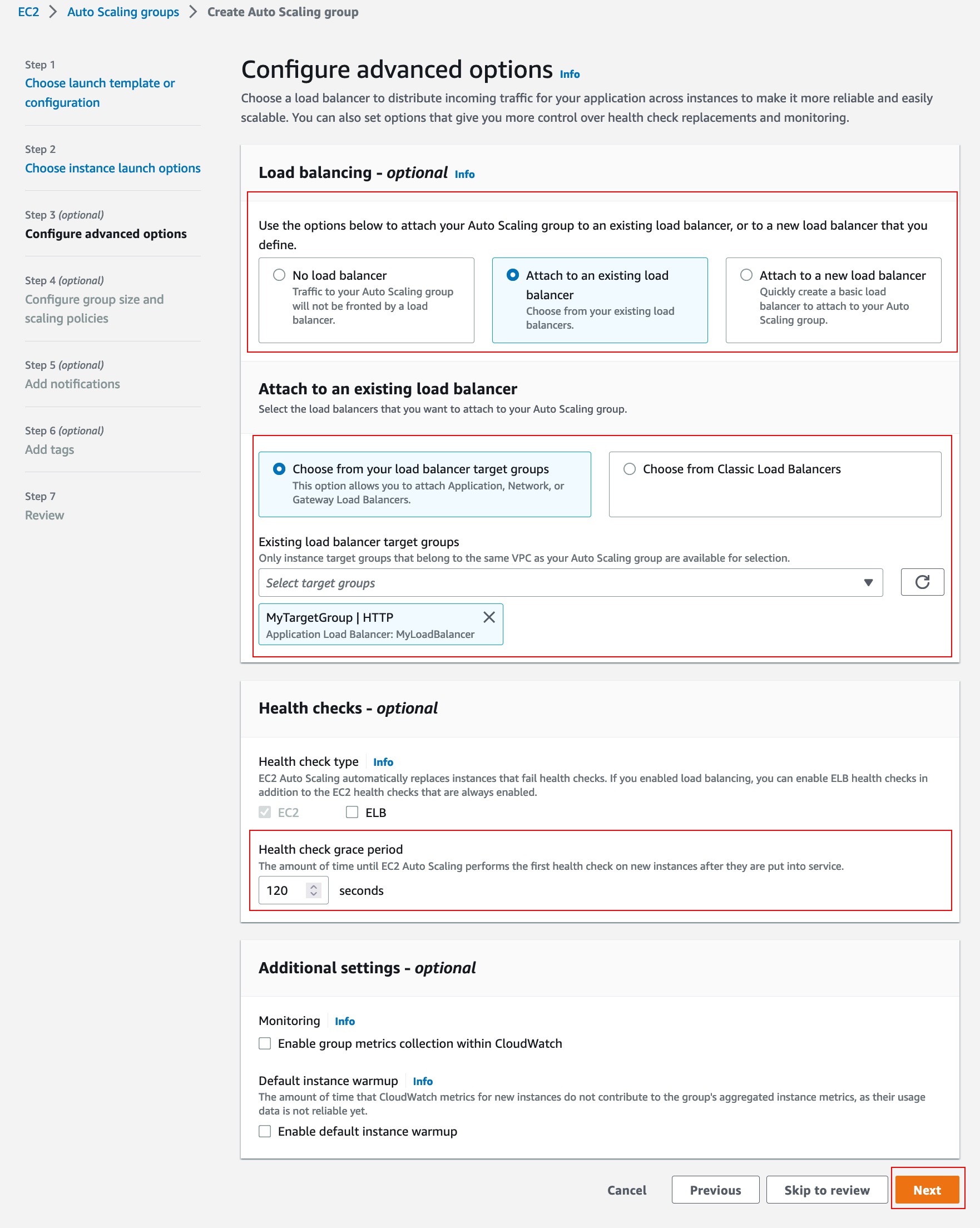 Enabling Load Balancing