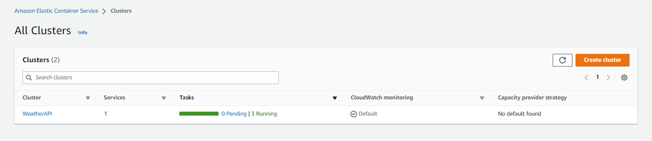 Confirmar a implanta&ccedil;&atilde;o no Console da AWS