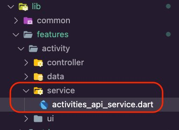 The activities_datastore_service.dart file inside services folder