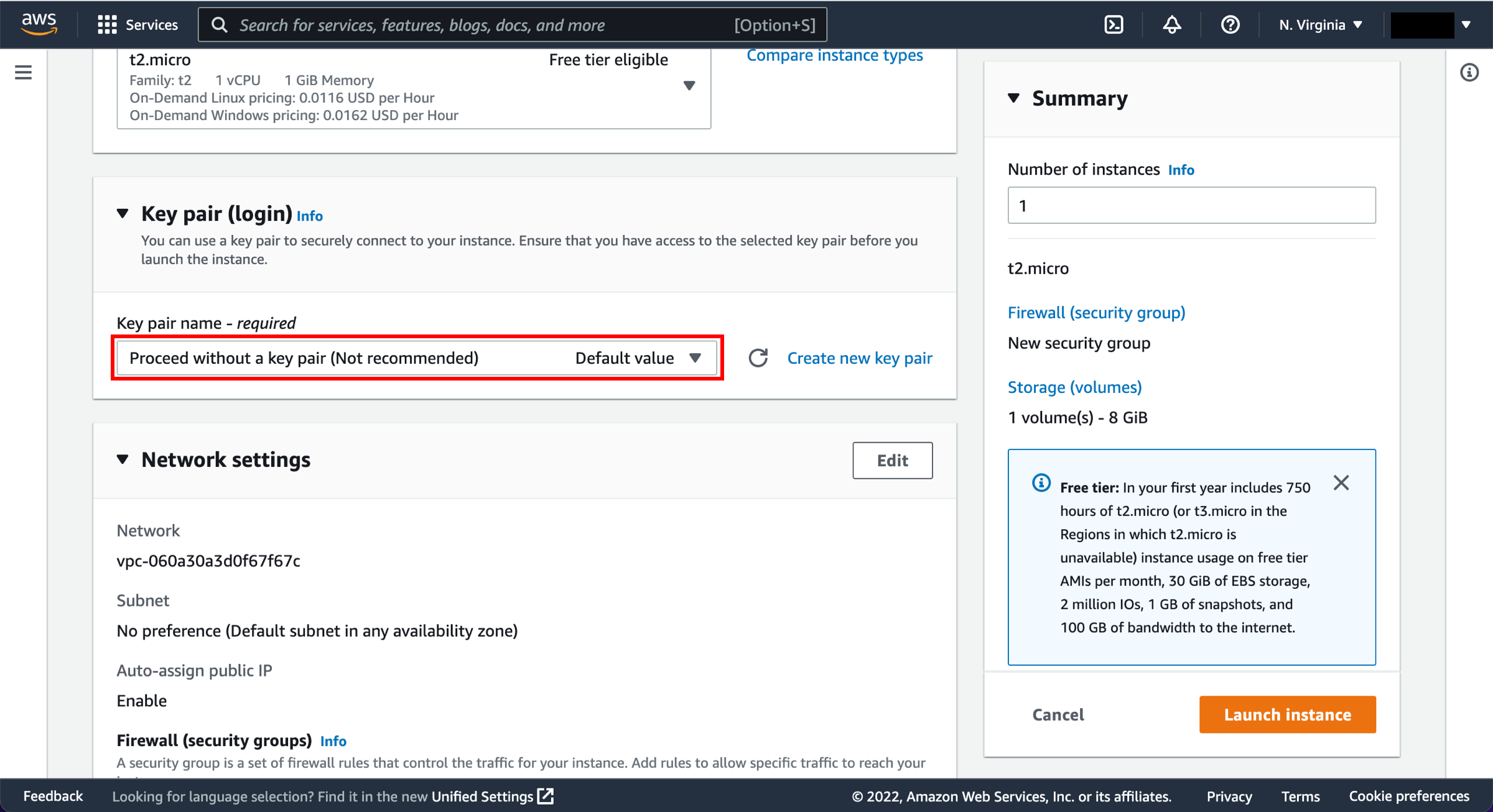 Unable to locate a running instance