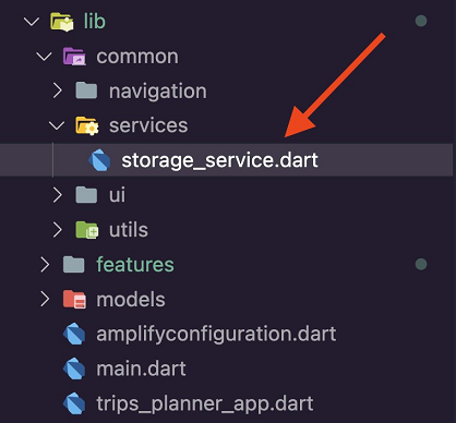 The storage_service.dart file