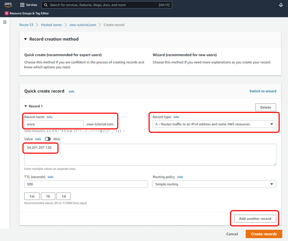 Map Domain Name To Ec2 Instance How To Register A Domain Name With Route 53