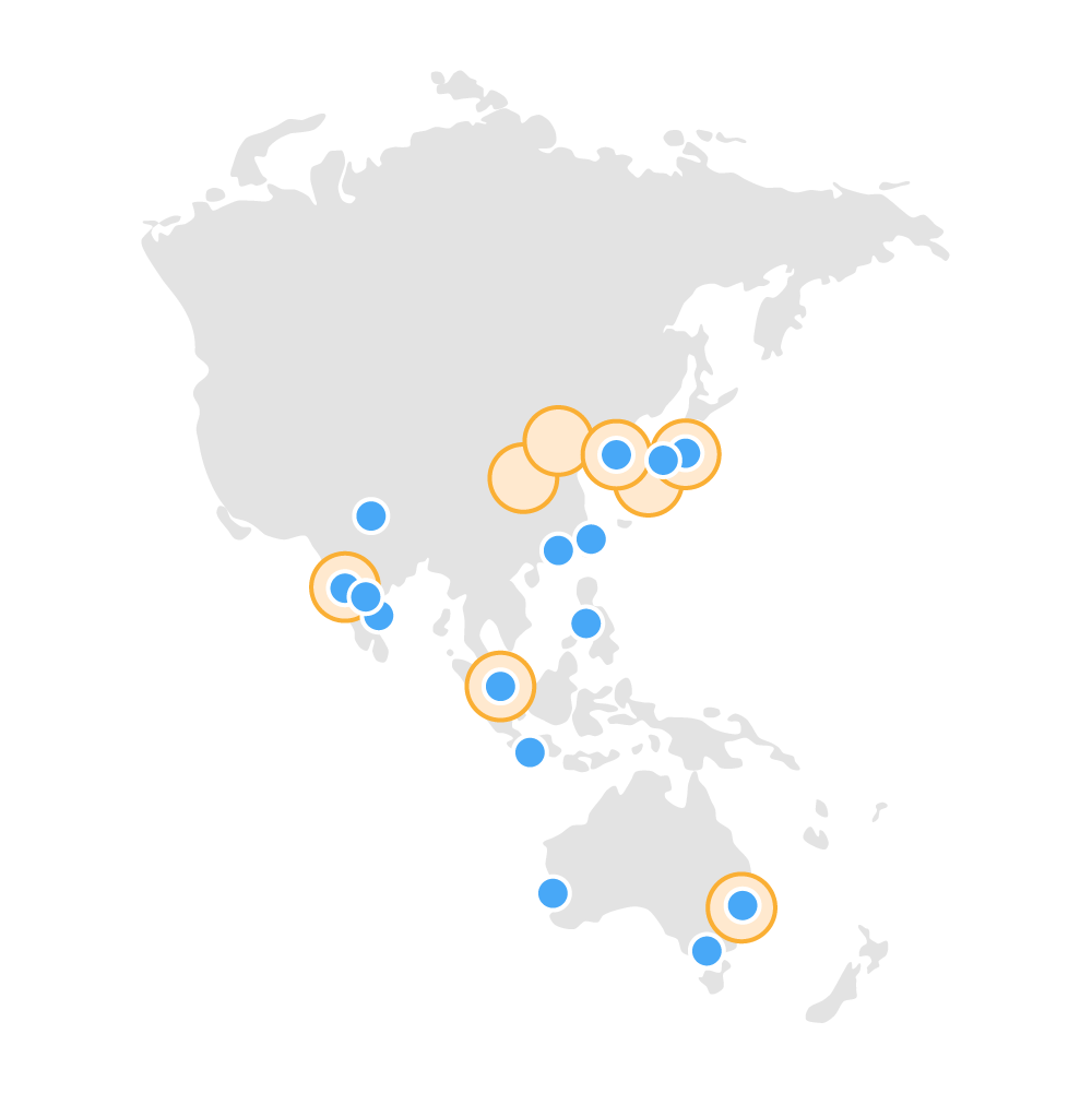 Asia Pacific Locations