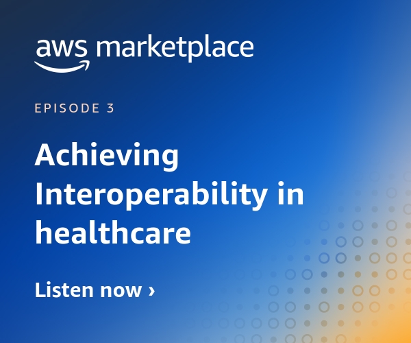 Healthcare podcast thumbnail | AWS Marketplace