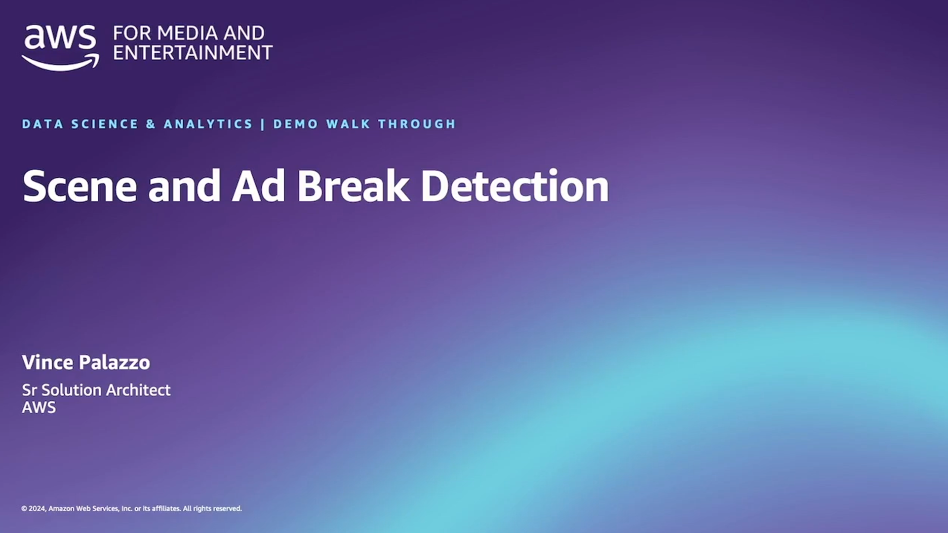 IBC24 - Data Science &amp; Analytics - Scene and Ad Break Detection