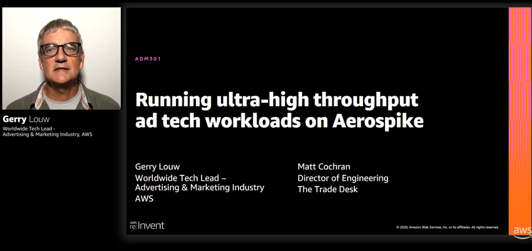 Running ultra-high throughput ad tech workloads on Aerospike