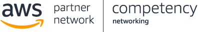 AWS パートナーネットワークネットワーキングコンピテンシーのロゴ