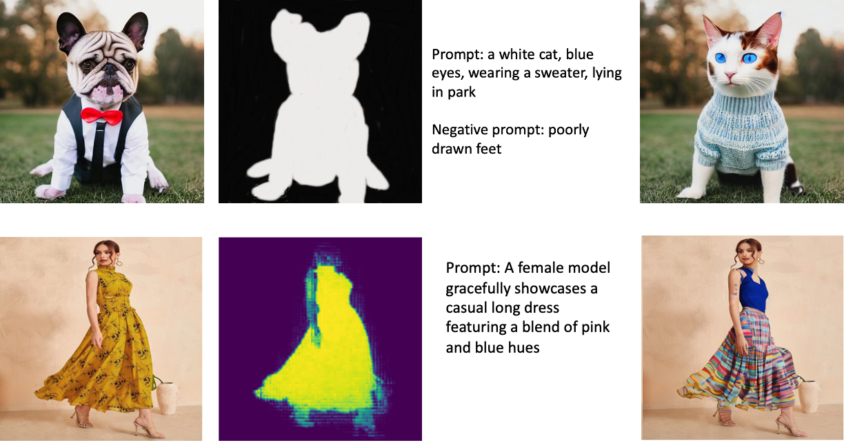 Examples of inpainting