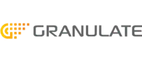Logo for Granulate, featuring a stylized yellow and orange G icon and the word 'Granulate' in gray text.