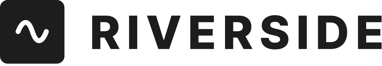 Riverside logo with a wave icon inside a square followed by the text "RIVERSIDE" in bold, black letters.