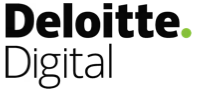 Deloitte Digital logo featuring the word 'Deloitte' in bold with a green dot, and 'Digital' below it.