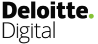 "Deloitte Digital logo with a green dot above the 'i' in Deloitte."