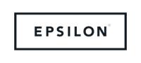 Logo of Epsilon with text 'EPSILON' in a rectangular border.