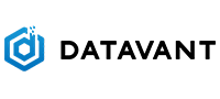 Datavant logo featuring a blue geometric design and the word 'Datavant' in black text.