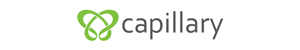 Capillary logo with a green abstract symbol and the word 'capillary' in lowercase letters