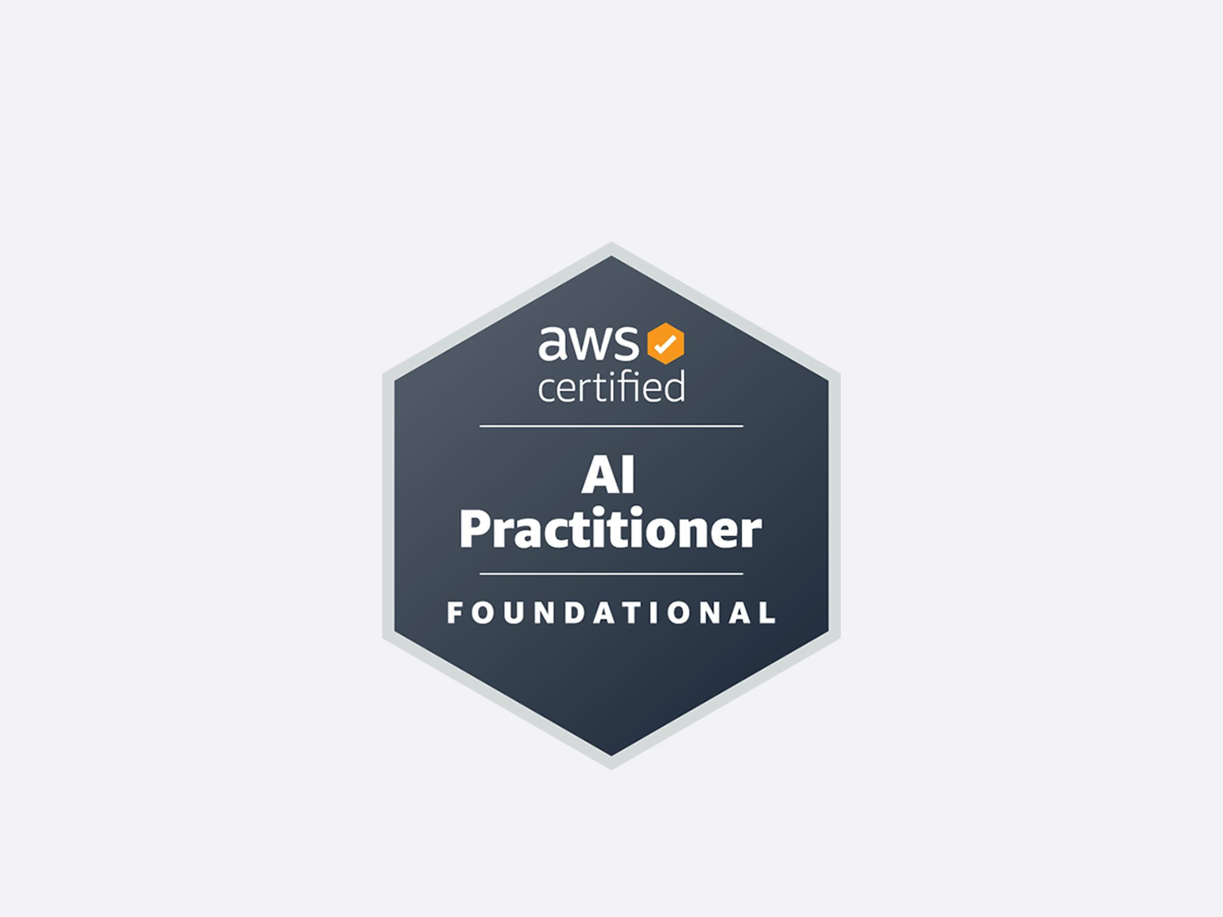 AWS Certified AI Practitioner 徽章
