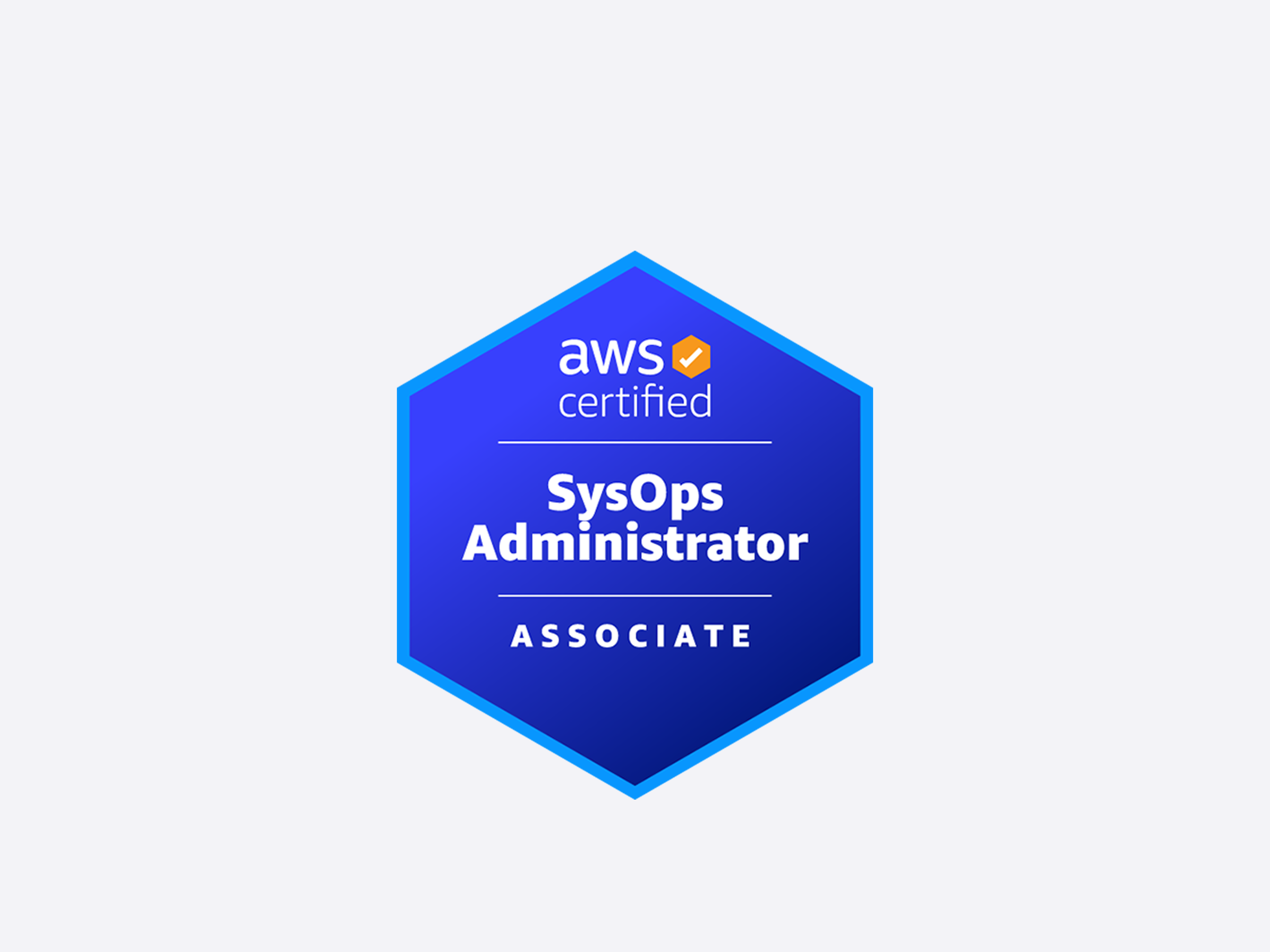 AWS Certified SysOps Administrator - Associate badge