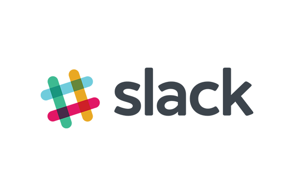 The Slack logo with its hashtag symbol and the word 'slack' in stylized font.