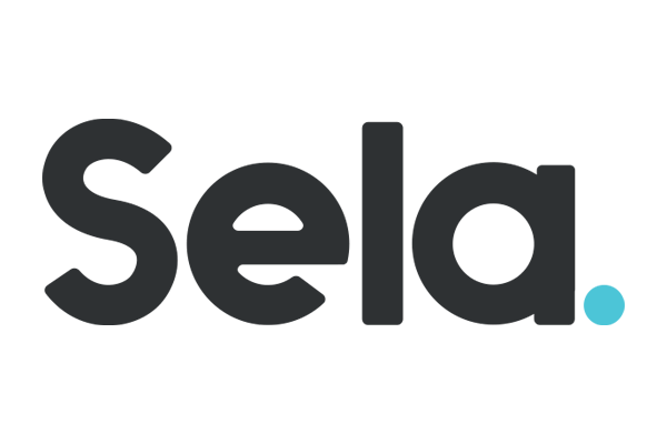 The image is a logo with the word 'Seva' in bold, black font and a small blue accent on the right side of the 'a'.