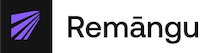 Remāngu logo with a stylized purple icon on the left and the brand name 'Remāngu' in black text on the right.