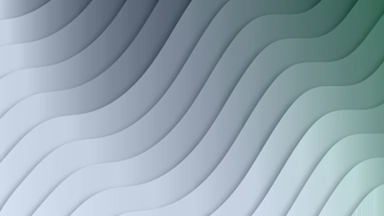 Abstract wavy gradient background image with gray and green tones, used as a blank placeholder for video content.