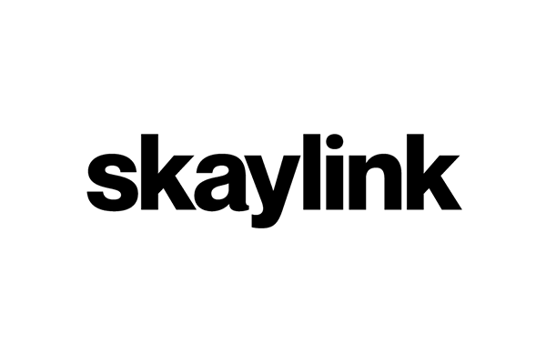 The Skaylink logo in bold black text on a white background.