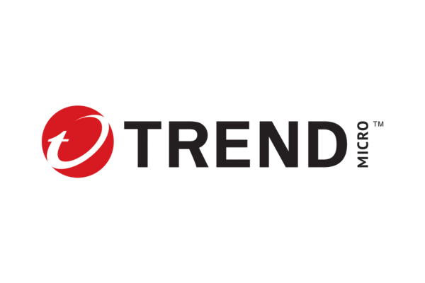 The Trend Micro logo featuring a red globe with a stylized 't' and the text 'TREND MICRO'.