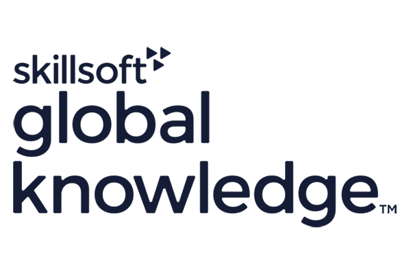 "Skillsoft Global Knowledge logo with text in dark blue."