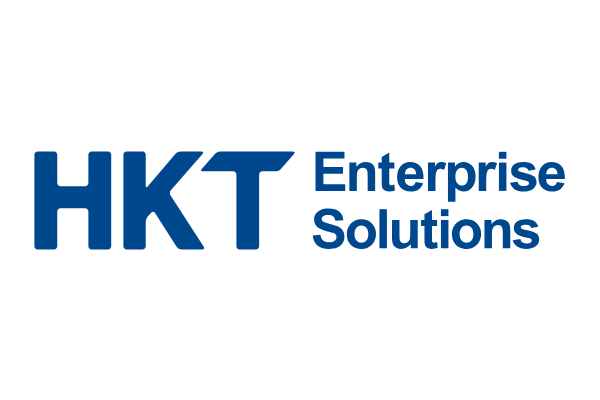 Logo for HKT Enterprise Solutions, featuring the company name in blue text on a white background.