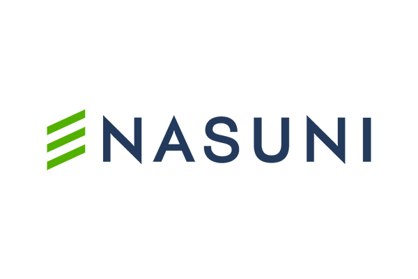 NVIDIA logo featuring a green stylized eye icon and the company name in blue text on a white background.