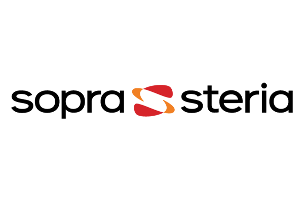 "Drupal logo featuring black text and a red and orange abstract symbol."