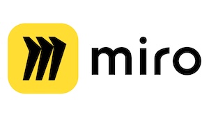 The Miro company logo with a stylized yellow and black design and the word 'miro' in lowercase letters.