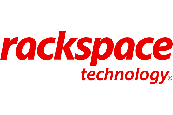 Logo for Rackspace Technology, featuring the company name in bold red text.