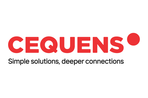 CEQUENS logo with the tagline 'Simple solutions, deeper connections' on a white background.