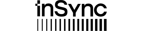 A black icon depicting two circular arrows forming a loop, representing synchronization or 'in sync' status.