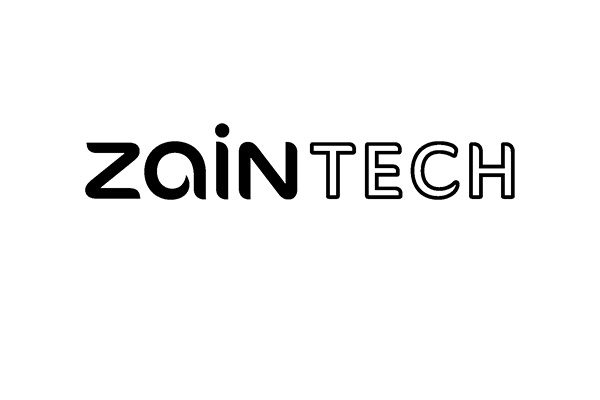 ZainTech logo in black text on a white background