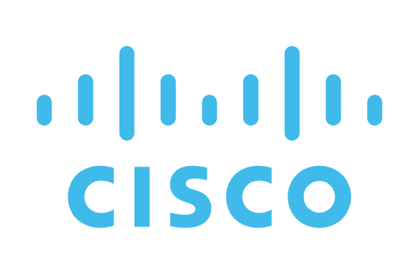 The Cisco logo in blue, featuring stylized vertical bars above the word 'cisco' on a white background.
