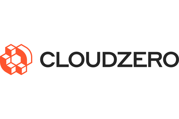 CloudZero logo with hexagonal icon in orange and company name in black text.