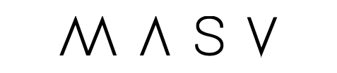 MASV logo in black text on a transparent background