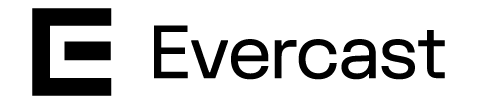 The Evercast logo in black text on a transparent background.