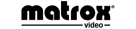 The Matrox company logo in black text on a transparent background.