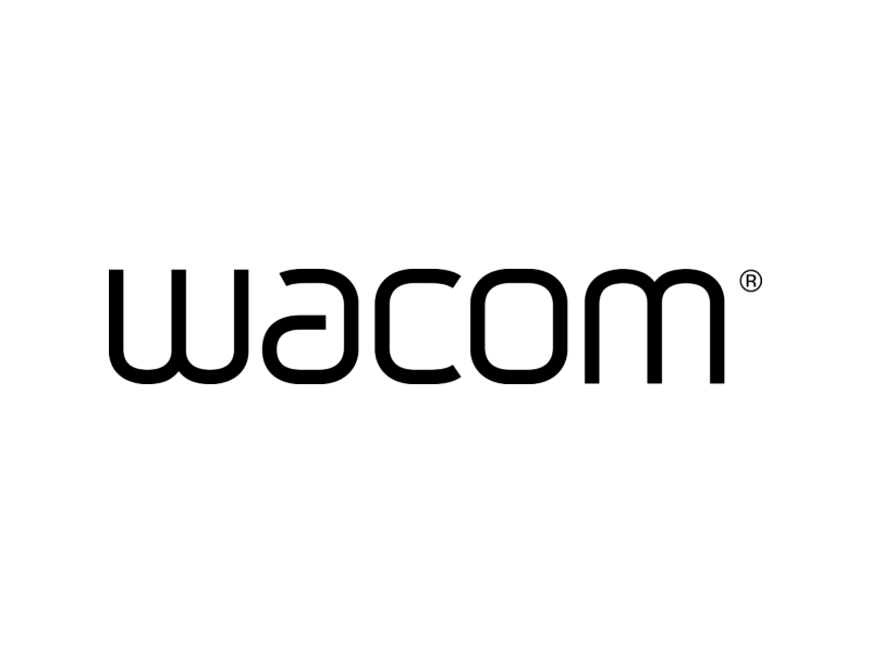 The Wacom logo in black on a transparent background.