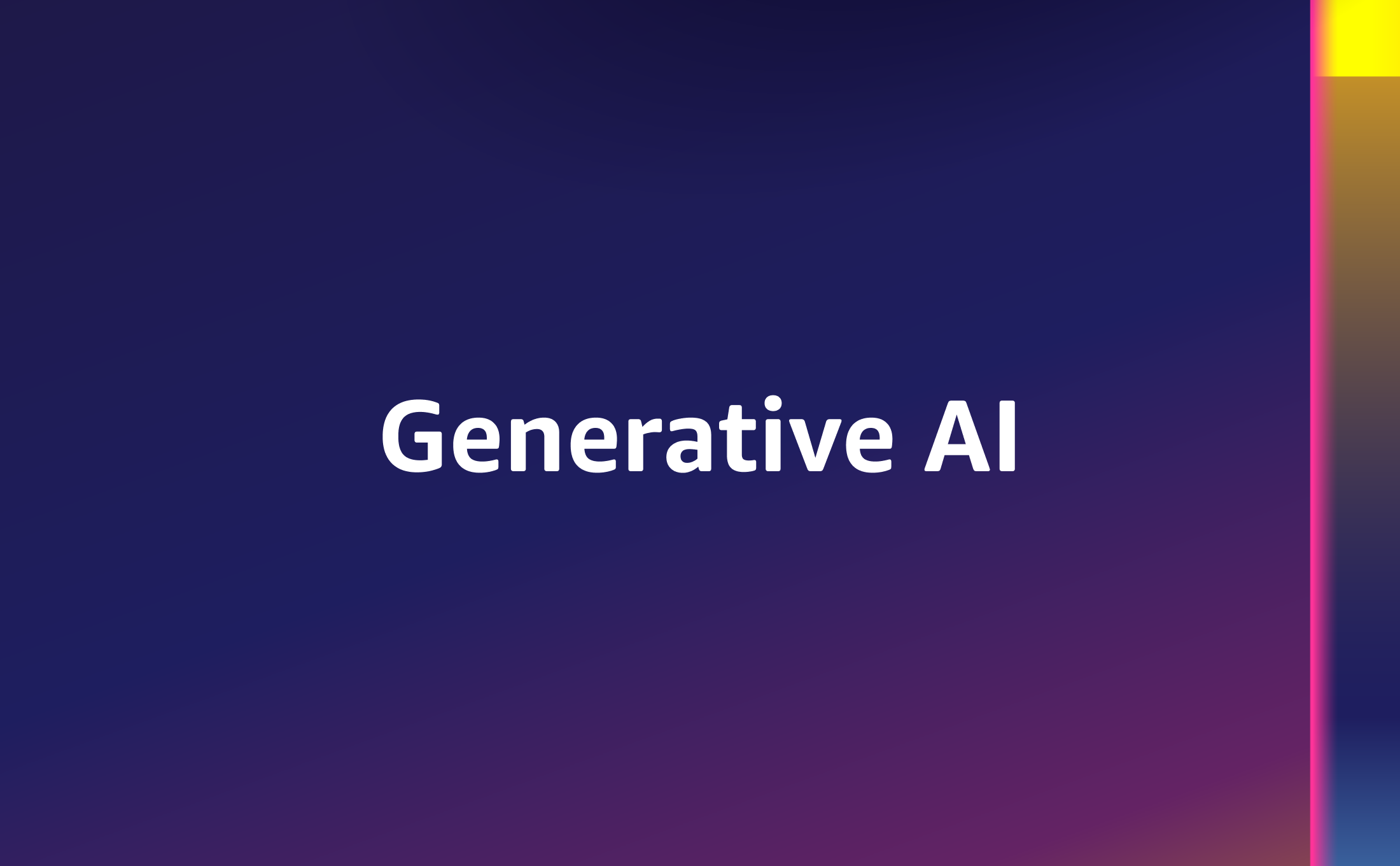 Generative AI