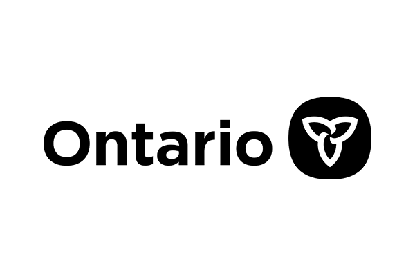 The logo of the Government of Ontario, featuring the text 'Ontario' and a stylized trillium symbol.