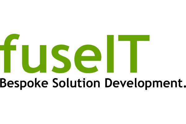 The FuseIT company logo featuring green text on a transparent background.