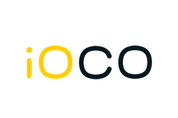The iOCO company logo displayed in yellow and black on a white background.
