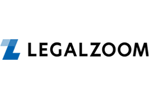 LegalZoom company logo with blue and black text.