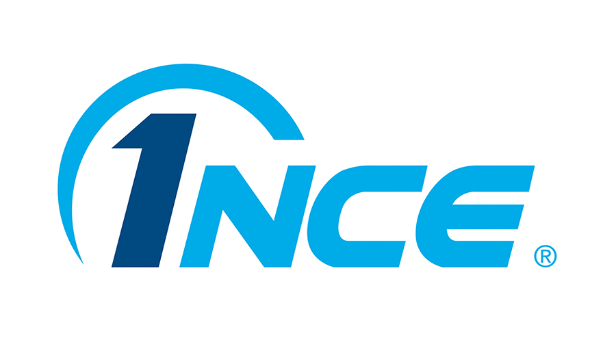 The 1NCE company logo in blue on a white background.