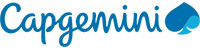 Capgemini company logo in blue text with a stylized blue spade symbol.